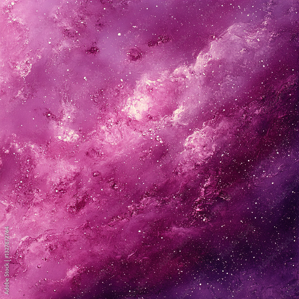 Fototapeta premium Cosmic exploration of purple nebulae in deep space stunning visuals celestial environment wide-angle view
