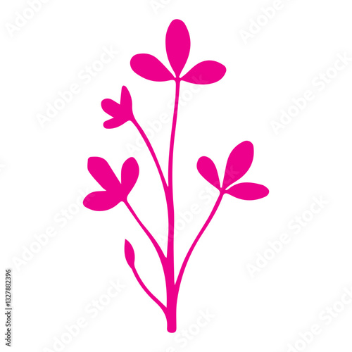 Bild auf Leinwand alfalfa colored icon
