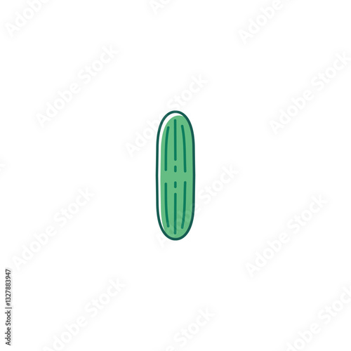 Cucumber Simple Vector Icon