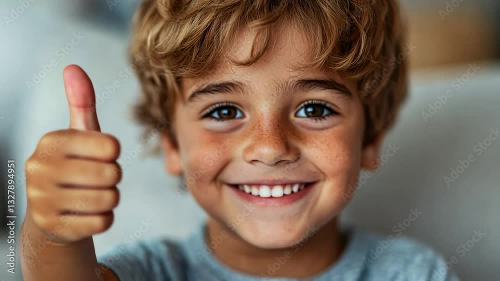 Happy child's portrait Happy child's portrait