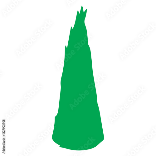 bamboo shoots green icon