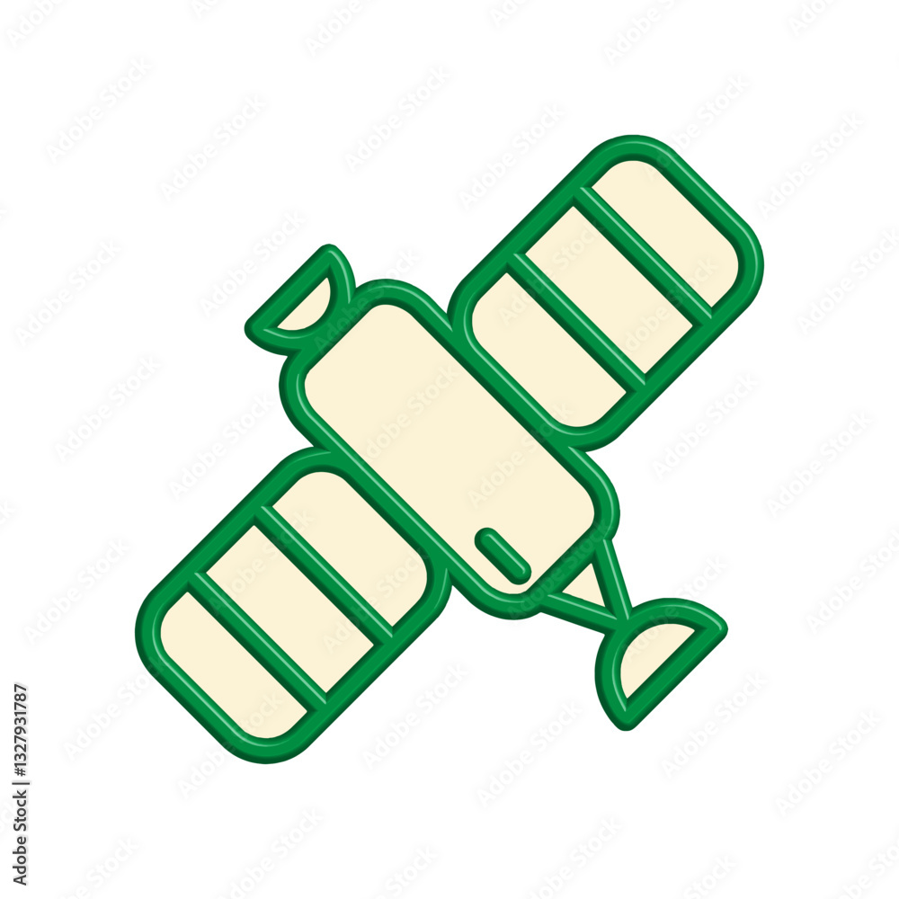 Satellite icon design template Satellite icon design template