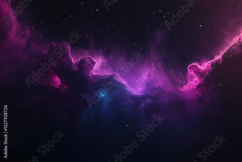 Stunning Cosmic Background with Vibrant Purple and Blue Colors