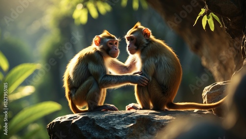 Monkeys are recognized for breeding on cliffs.