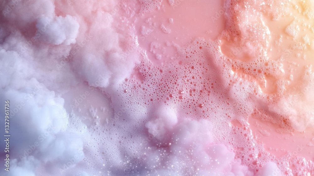 A stunning pink salt lake with a surreal, otherworldly atmosphere