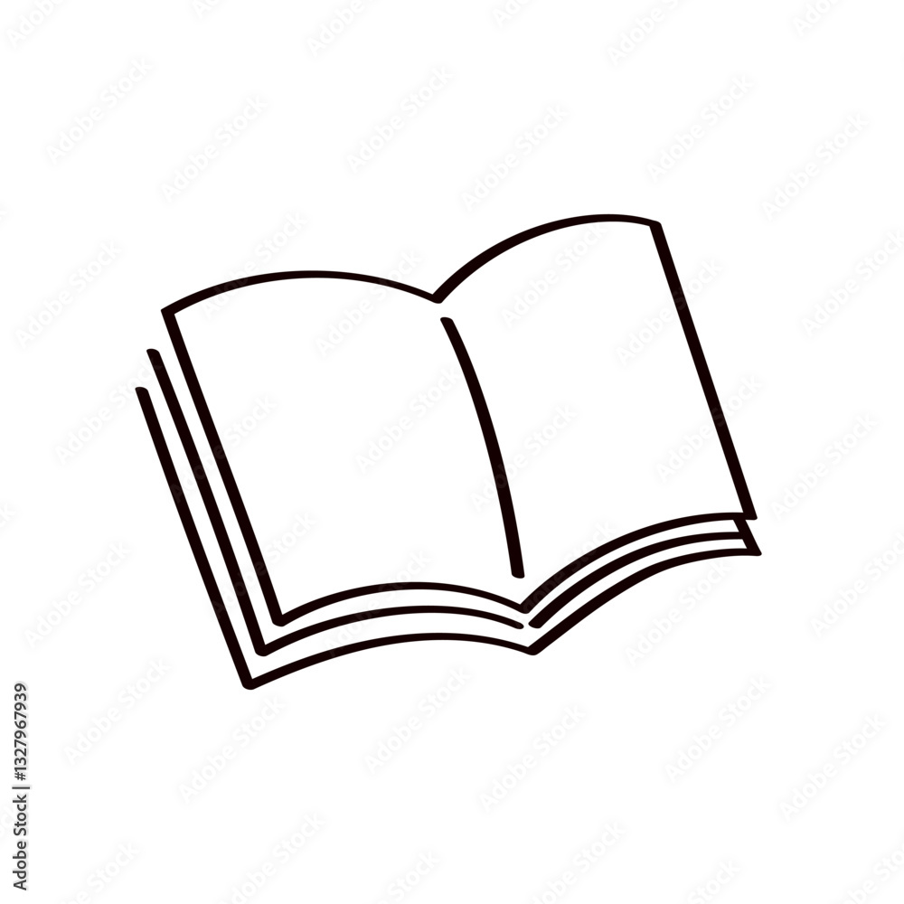 手描きの本のイラスト 手描きの本のイラスト
