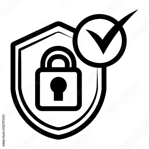 security system Line Icon