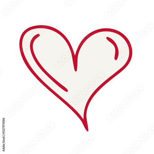 red love design illustration