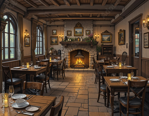 Charming Stays – Stunning Boutique Hotel & Inn Illustrations for Authentic Travel Experiences