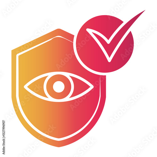 eye protection Gradient icon