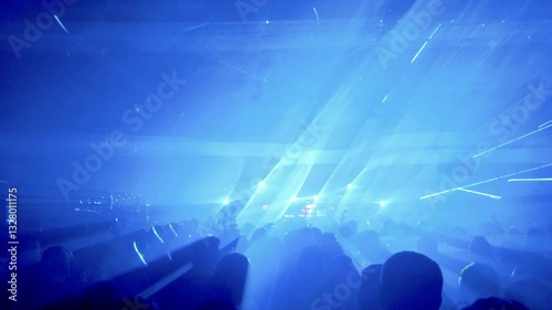 laser en un club nocturno