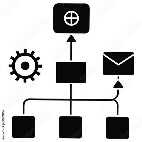 Global Email Marketing Automation System Diagram