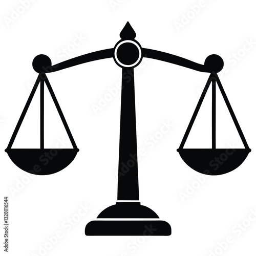 Scales of Justice Symbol of Law, Balance, and Equality