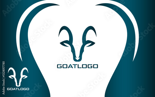 Goat Head Logo Modern and Minimalist