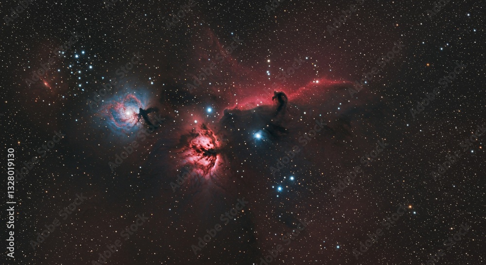 Naklejka premium Horsehead Galaxy