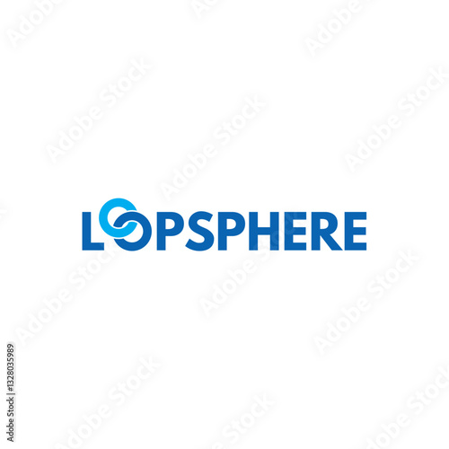 Loop sphere logo design editable business brand identity vector image download 