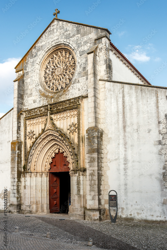 Main facade of the Church of Our Lady of Grace in Santarém, Portugal. Main facade of the Church of Our Lady of Grace in Santarém, Portugal.