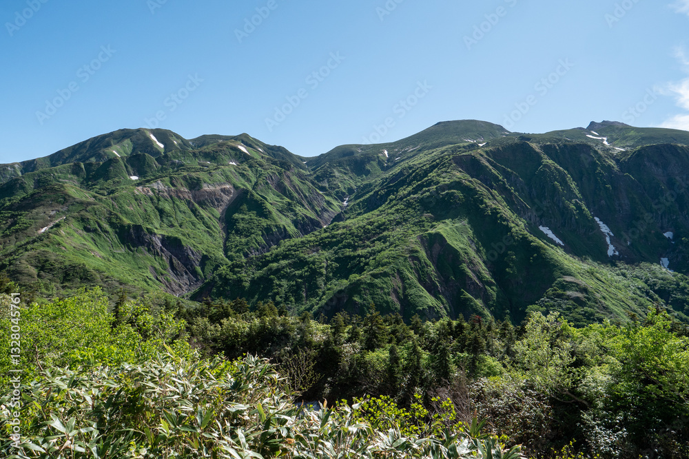 白山釈迦岳からの白山展望 白山釈迦岳からの白山展望
