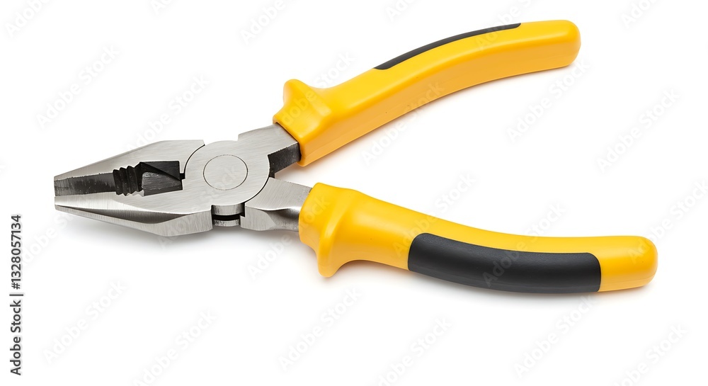 Using Yellow and Black Pliers for Construction or Repair Work Using Yellow and Black Pliers for Construction or Repair Work