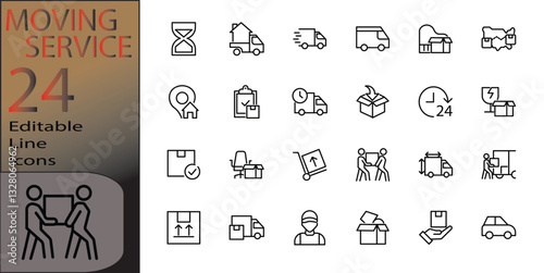 moving service Line icon set cannot be edited already expanded and merged