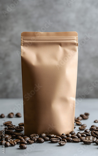 24焙煎されたコーヒー豆のパッケージ　Gererated AI