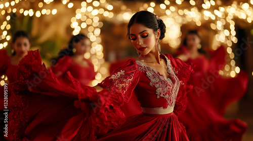 Traditional Mexican folkloric dance