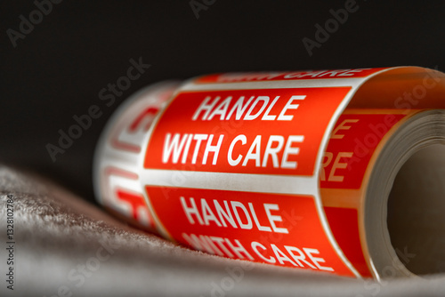 Fragile Handle With Care Sticker rolls