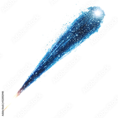 Shooting Star PNG Isolated transparent background