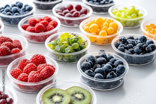 Laboratory study of fruit variety isolation bright lighting closeup petri dishes science environment detailed examination