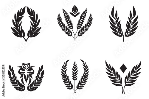Artistic Wreath Designs for Glory and Excellence