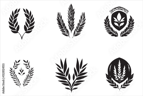A Collection of Elegant Laurel Wreath Designs