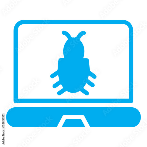 antivirus blue icon
