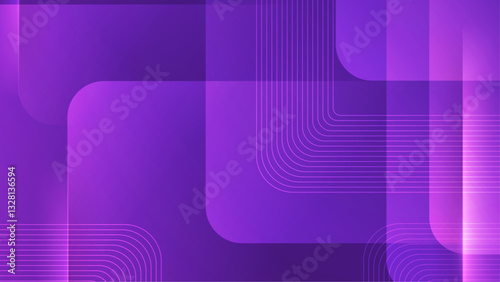abstract purple square shapes gradient geometric background vector illustration