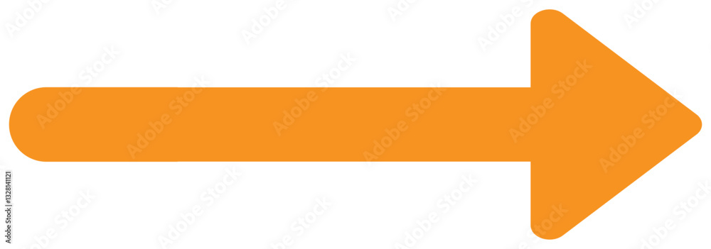 Obraz premium A black arrow pointing right. Bold long arrow. Vector illustration. Long arrow icon. long arrow vector. flat style symbol
