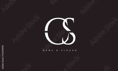 CS, SC, C, S Abstract Letters Logo Monogram