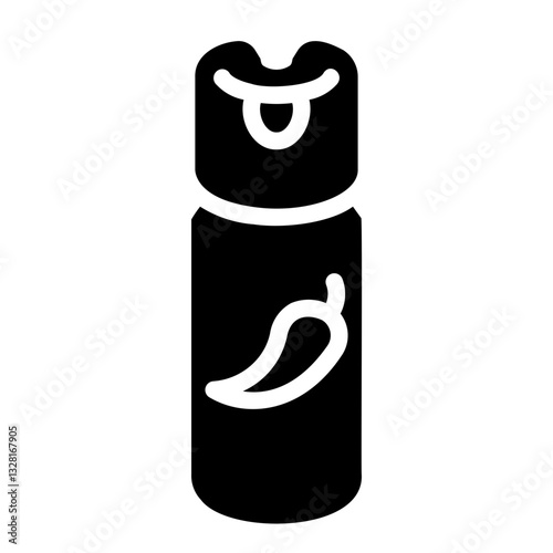 pepper spray Solid icon
