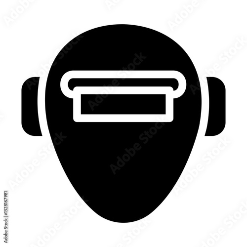 welding mask Solid icon