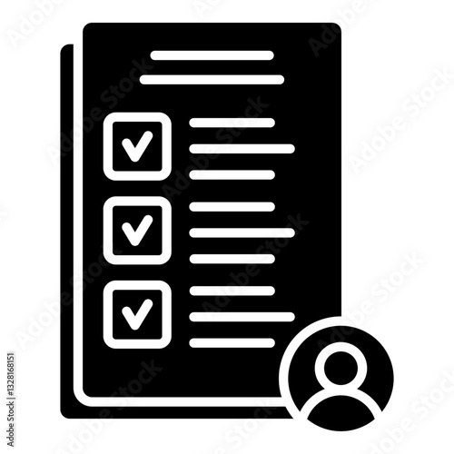 person audit icon