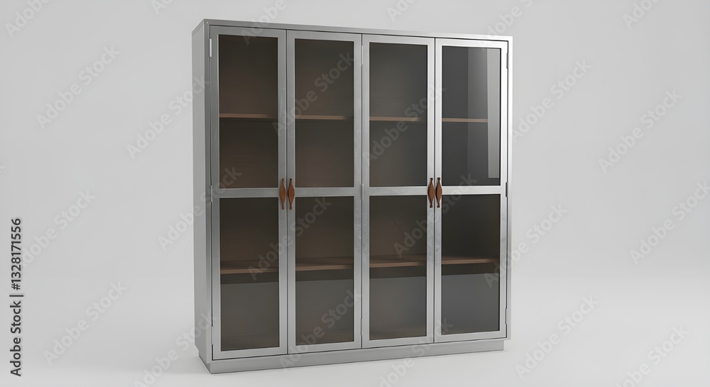 Obraz premium Gabinete de almacenamiento de metal moderno
