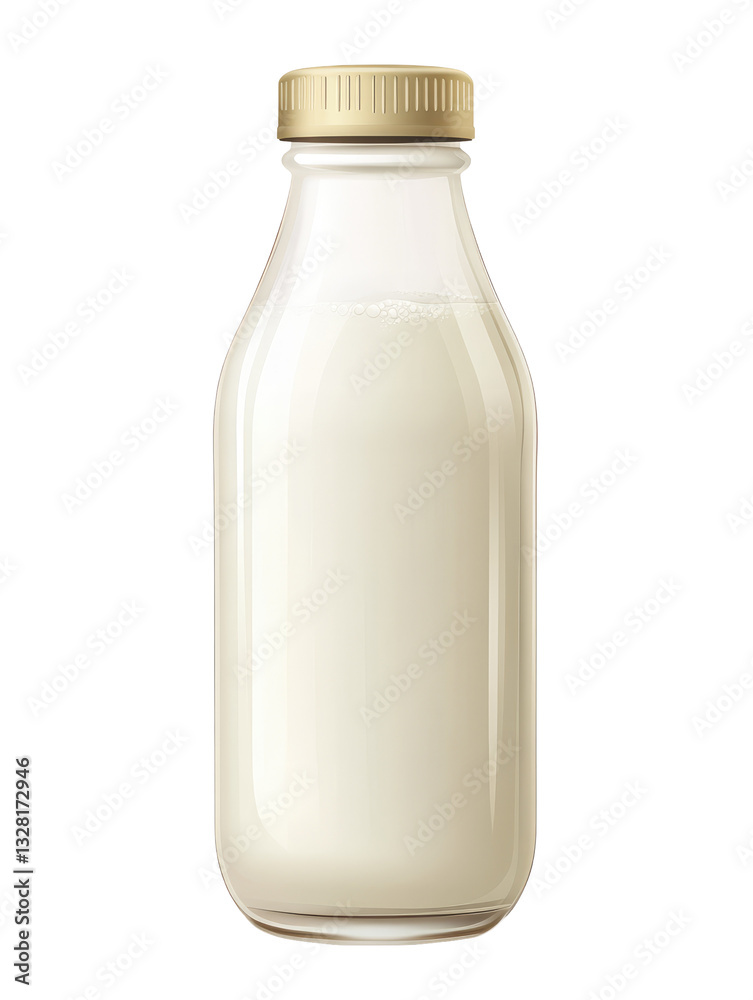 glass milk bottle 0n transparent background glass milk bottle 0n transparent background