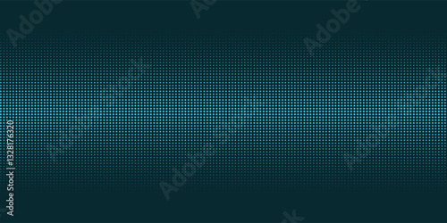 Waves with connected dots. Abstract digital background with particles. 3D grid surface in tech style. Big data. Vector illustration for poster, cover, banner or placard
