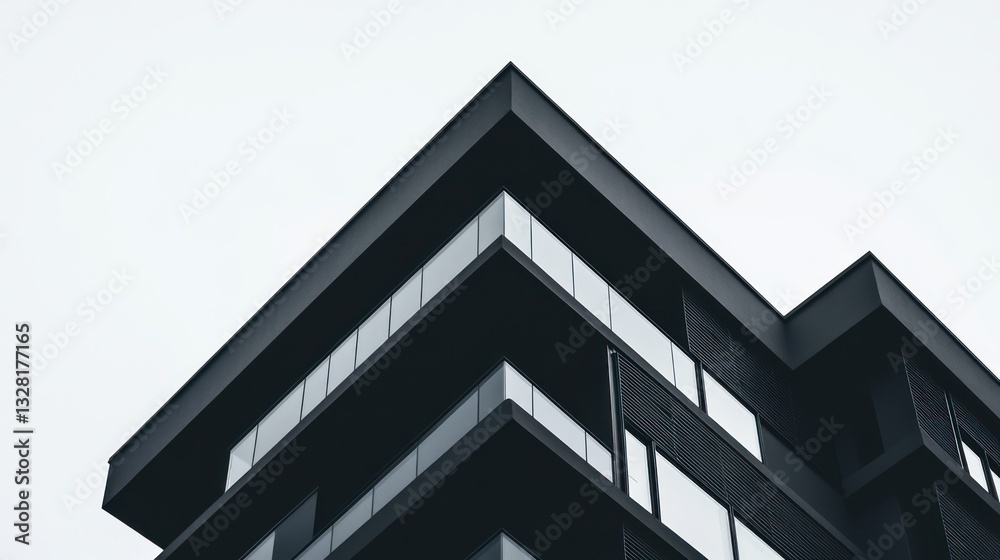 Modern Architecture Corner, City Building, Abstract Perspective, Urban Structure, Architectural Detail, Cityscape, Gray Tones Modern Architecture Corner, City Building, Abstract Perspective, Urban Structure, Architectural Detail, Cityscape, Gray Tones