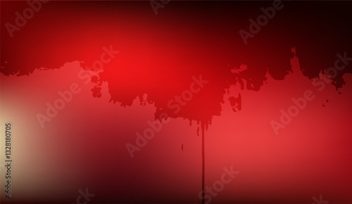 Crimson Descent, An abstract vector backdrop portraying depth through stark tonal variation and a splattered texture in a fiery palette evoking primal energy and intense emotion