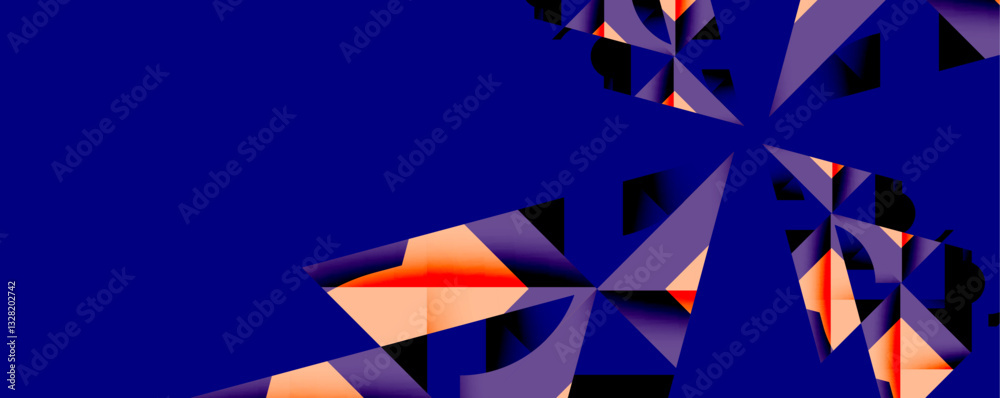 Abstract geometric composition with interlocking circular and angular shapes, featuring smooth gradients and sharp contrasts on a white background Abstract geometric composition with interlocking circular and angular shapes, featuring smooth gradients and sharp contrasts on a white background