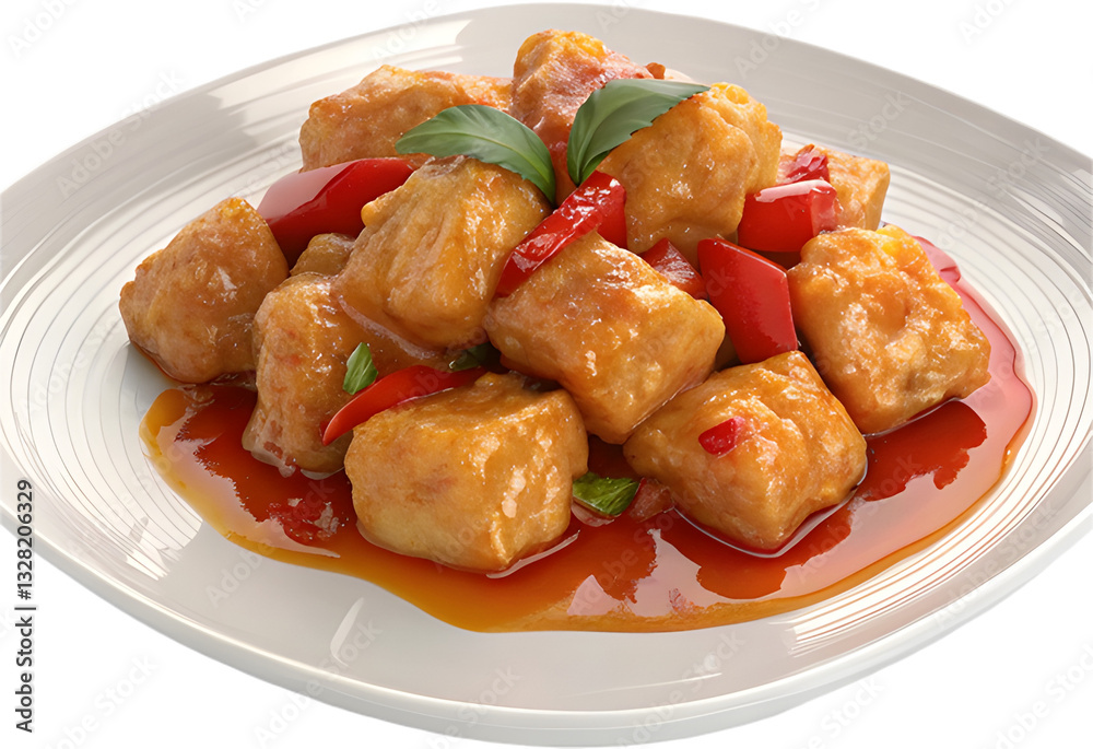 Sweet and sour pork delivers crispy texture, tangy sauce, and delicious Chinese flavors in every bite. 