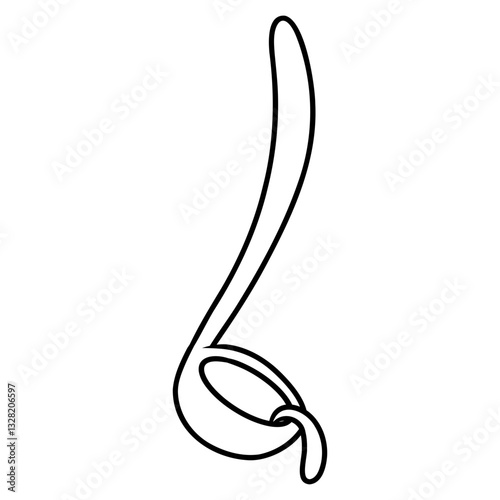 ladle kitchenware icon vector