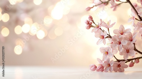 Wallpaper Mural Cherry blossom blooming in spring nature photography soft lighting peaceful ambiance Torontodigital.ca