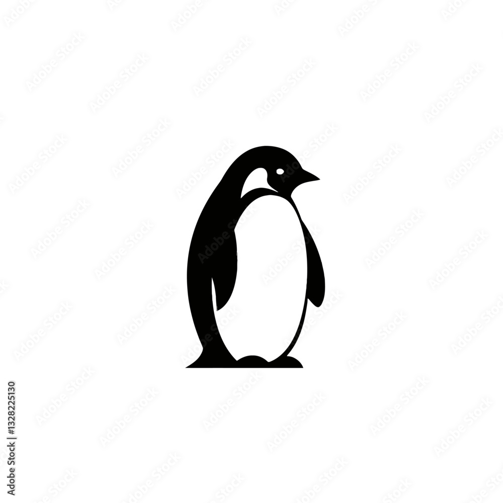 Obraz premium Penguin Silhouette Design
