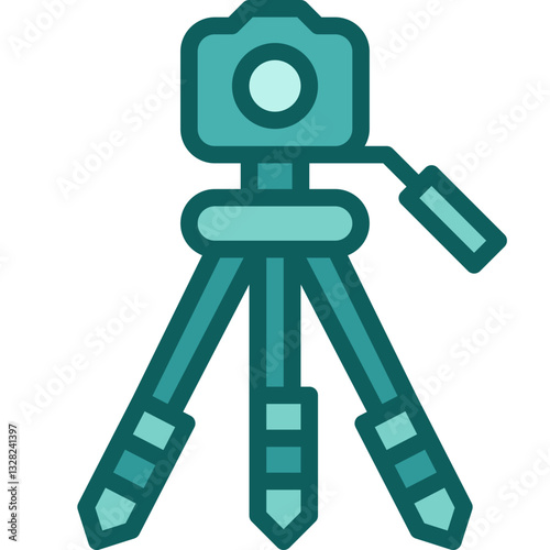 tripod two tone icon