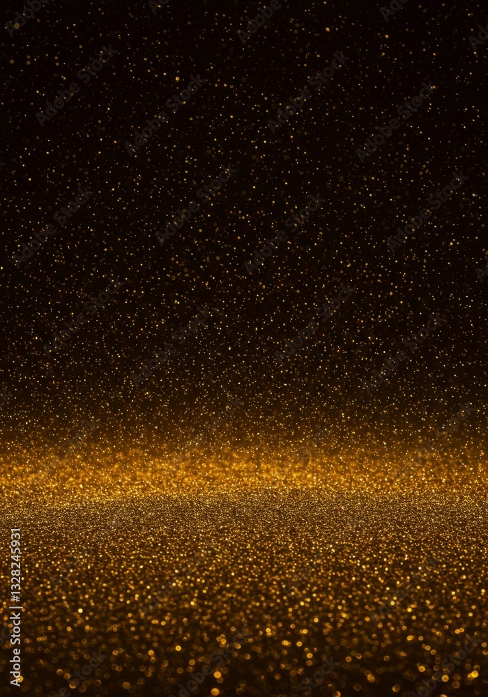 Shimmering Golden Dust in Darkness Shimmering Golden Dust in Darkness